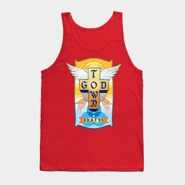 GOD TOWN Skates - Welcome Tank Top by BobbyDoran